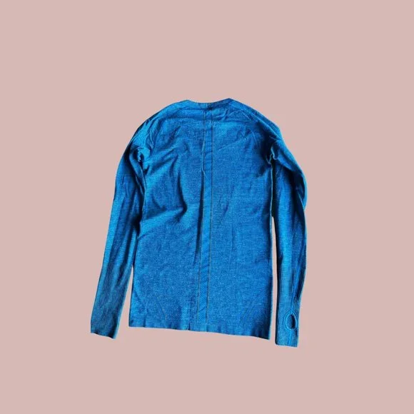 Lululemon | Size 6 | Blue | Long sleeved athletic top - Picture 3 of 4